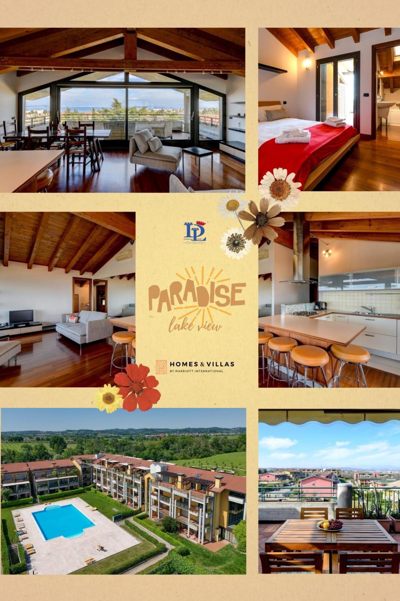 Desenzanoloft Official Partner Marriott Homes & Villas - Paradise Lake View In A 5 Pools Exclusive Residence Desenzano del Garda Exterior photo